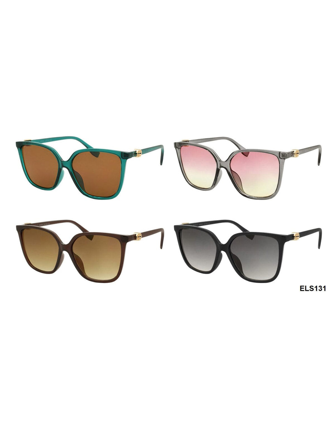 WOMEN'S ELLURE EYEWEAR ASSORTED COLORS SUNGLASSES