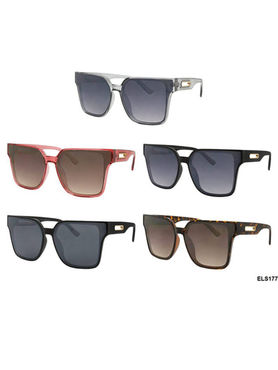 WOMEN'S ELLURE FASHION EYEWEAR ASSORTED COLORS SUNGLASSES