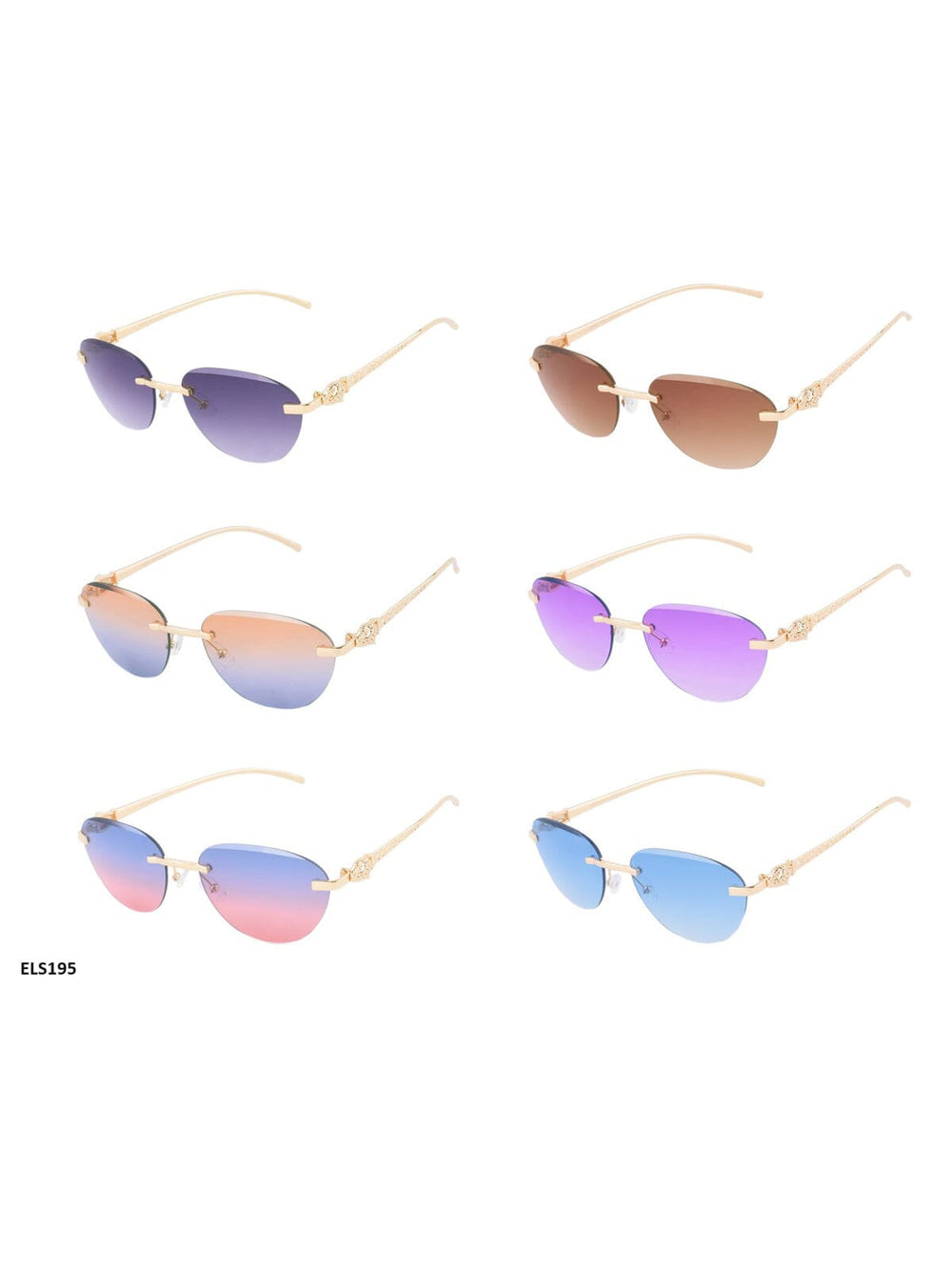 WOMEN'S ELLURE EYEWEAR ASSORTED COLORS SUNGLASSES