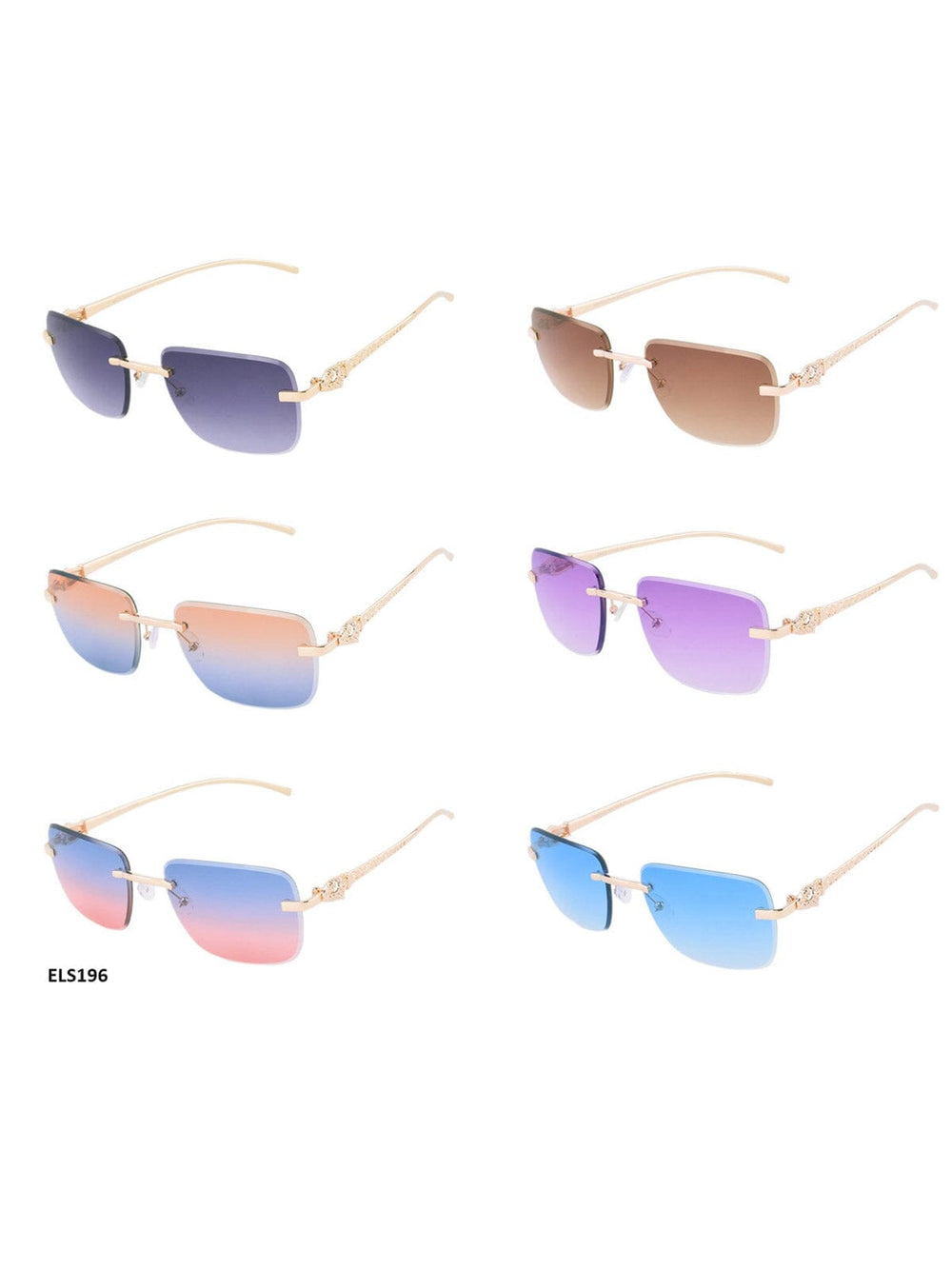 WOMEN'S ELLURE FASHION EYEWEAR ASSORTED COLORS SUNGLASSES