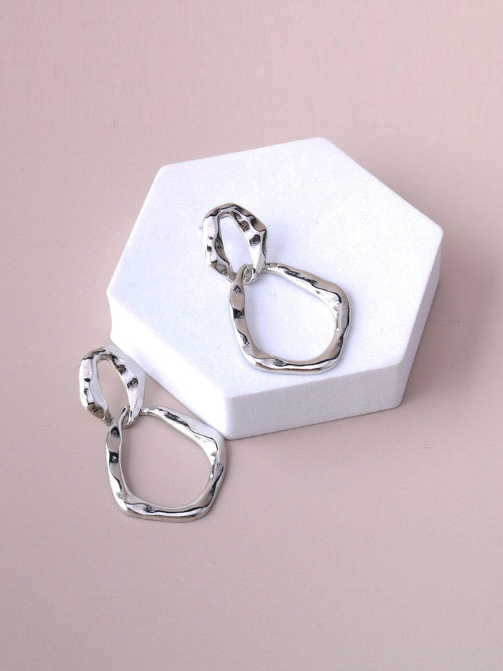 WOMEN'S GOLD & SILVER EARRINGS