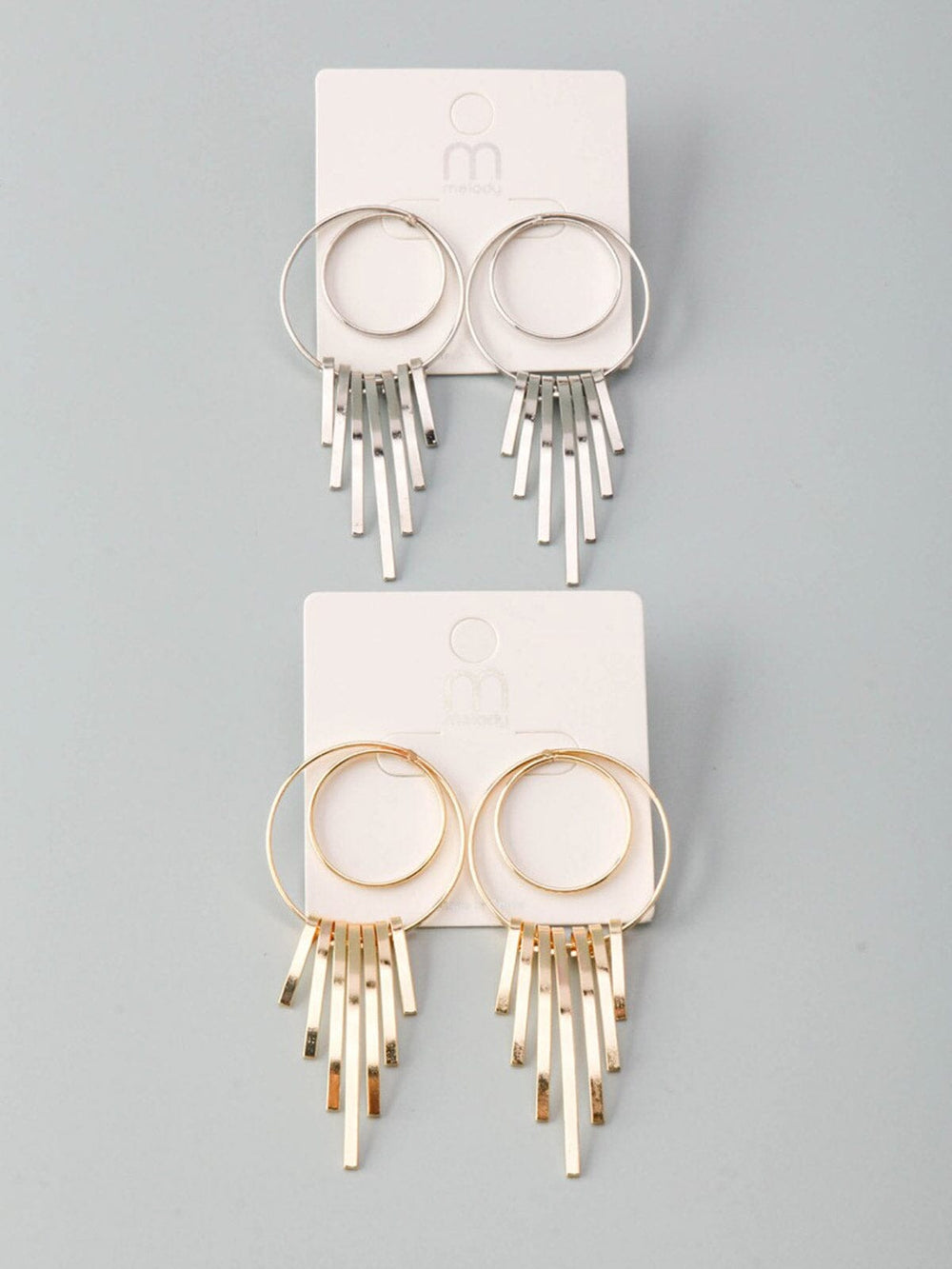 WOMEN'S GOLD & SILVER EARRINGS