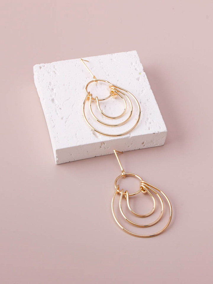 WOMEN'S GOLD & SILVER EARRINGS