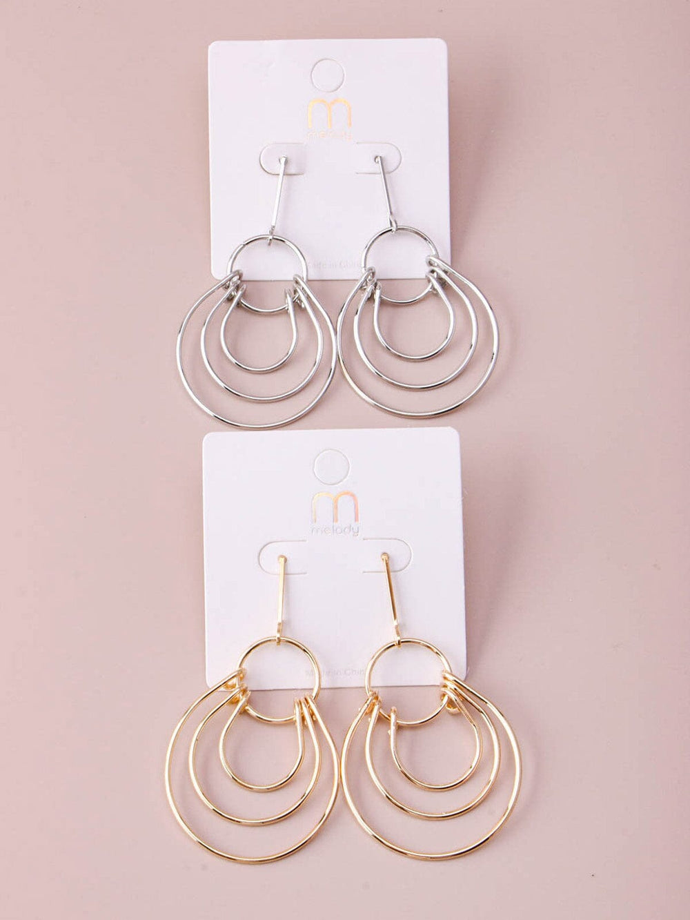 WOMEN'S GOLD & SILVER EARRINGS