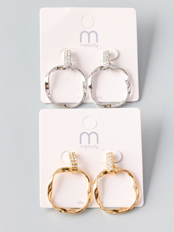 WOMEN'S FASHION GOLD & SILVER EARRINGS