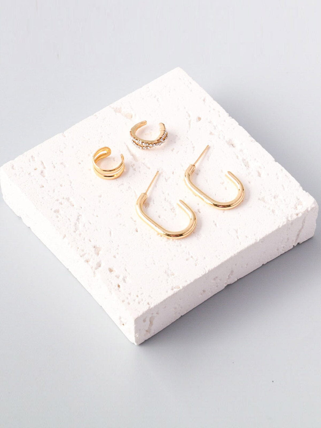 WOMEN'S FASHION GOLD & SILVER EARRINGS