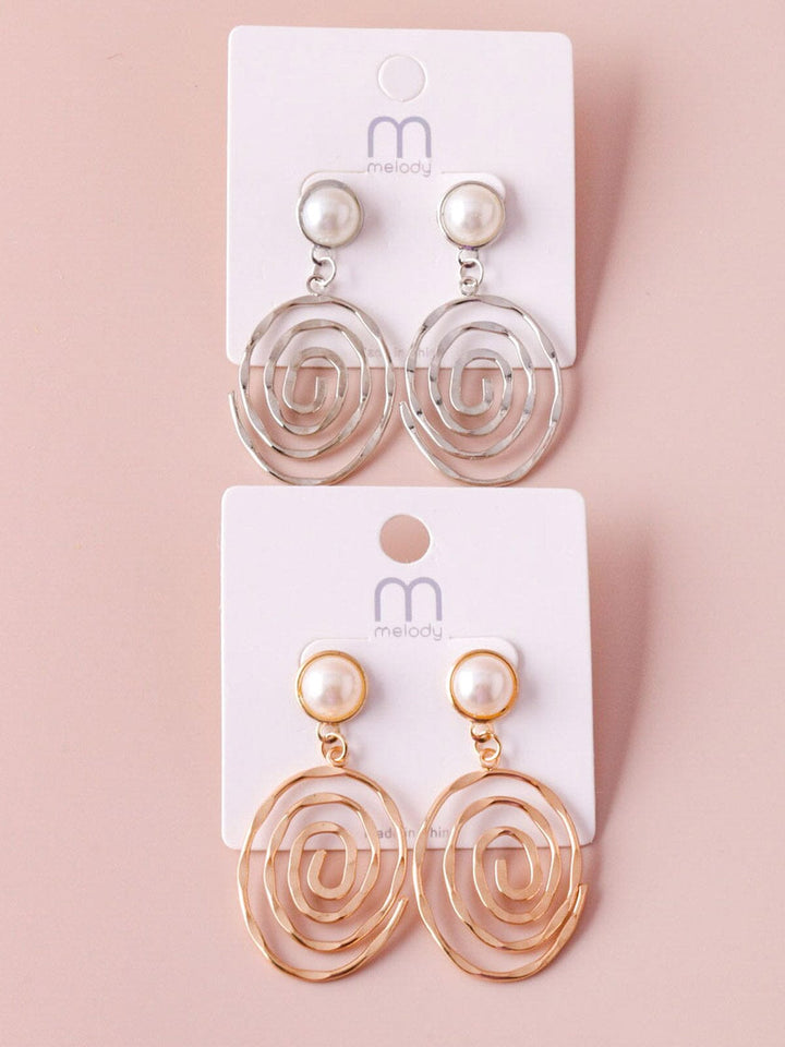 WOMEN'S FASHION GOLD & SILVER EARRINGS