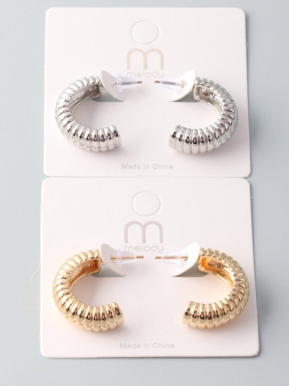 WOMEN'S FASHION GOLD & SILVER EARRINGS