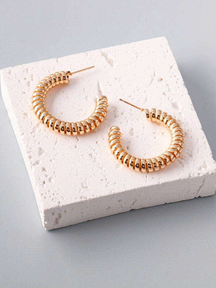 WOMEN'S FASHION GOLD & SILVER EARRINGS