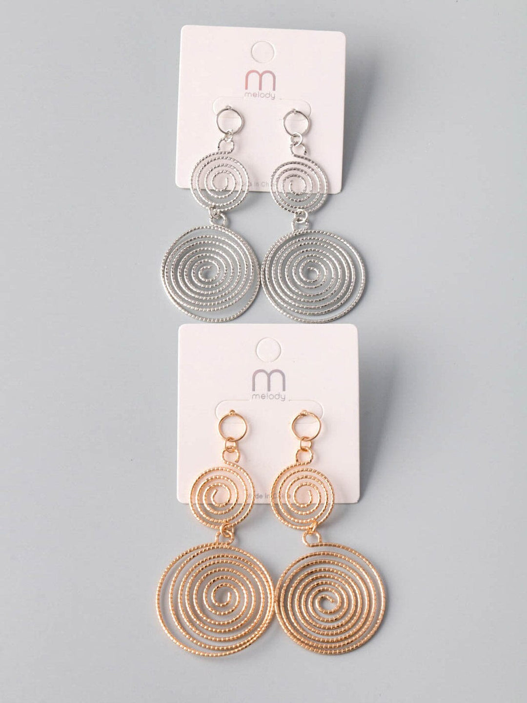 WOMEN'S GOLD & SILVER EARRINGS