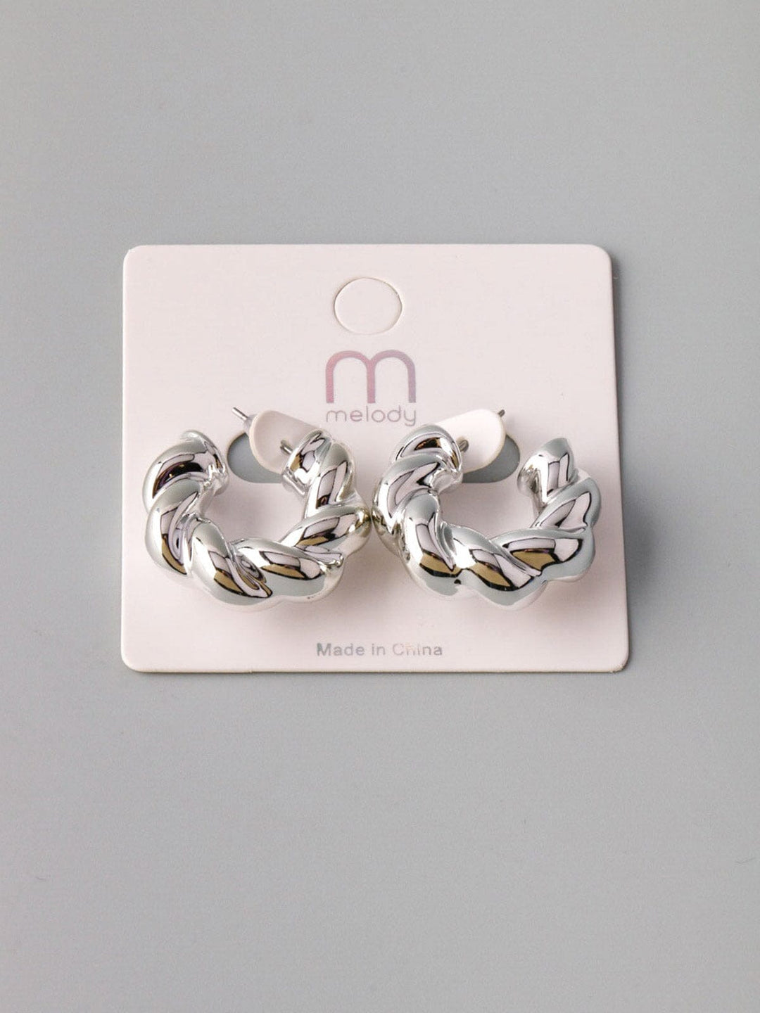 WOMEN'S SILVER SMALL HOOP EARRINGS