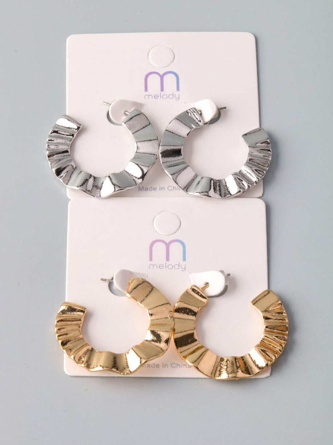 WOMEN'S GOLD & SILVER EARRINGS
