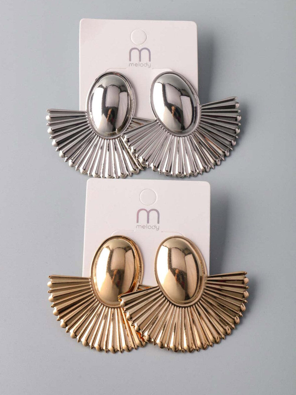 WOMEN'S FASHION GOLD & SILVER EARRINGS