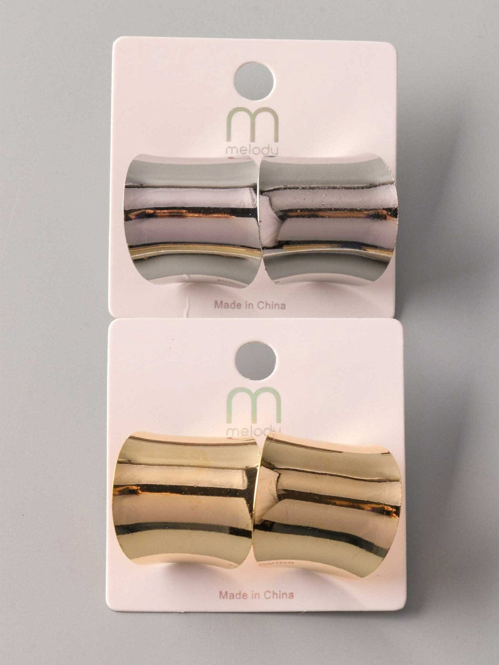 FASHION GOLD & SILVER EARRINGS