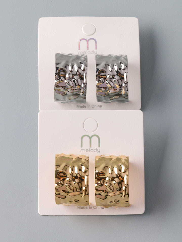 WOMEN'S GOLD & SILVER EARRINGS