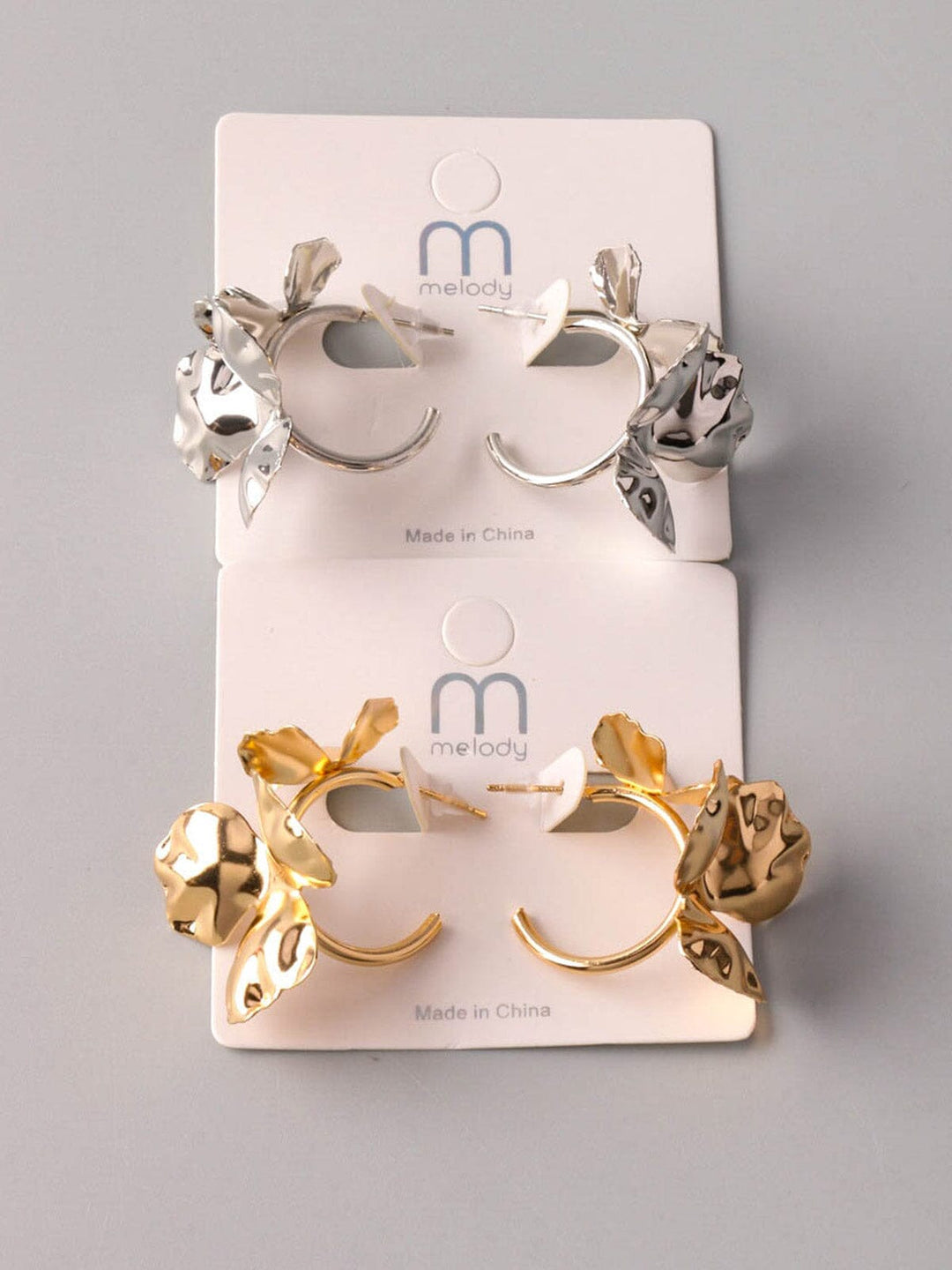WOMEN'S GOLD & SILVER EARRINGS