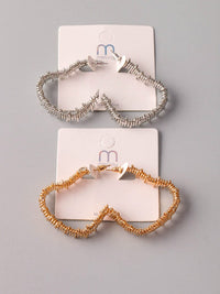 WOMEN'S GOLD & SILVER EARRINGS