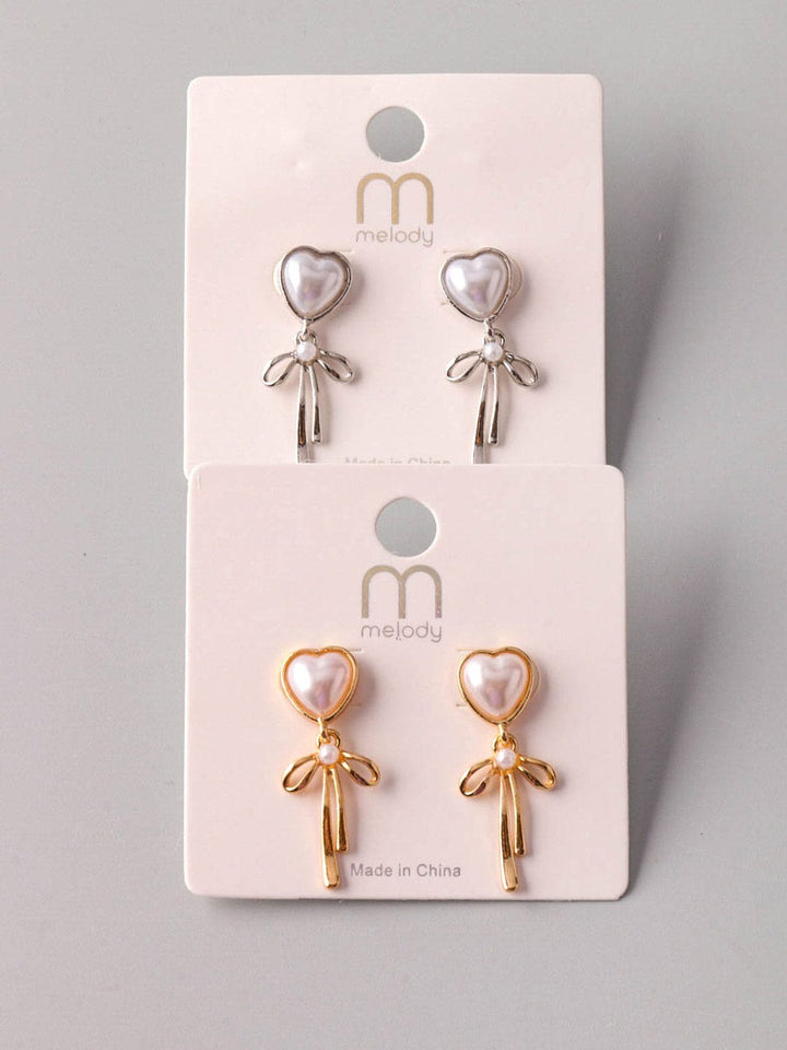 WOMEN'S GOLD & SILVER EARRINGS