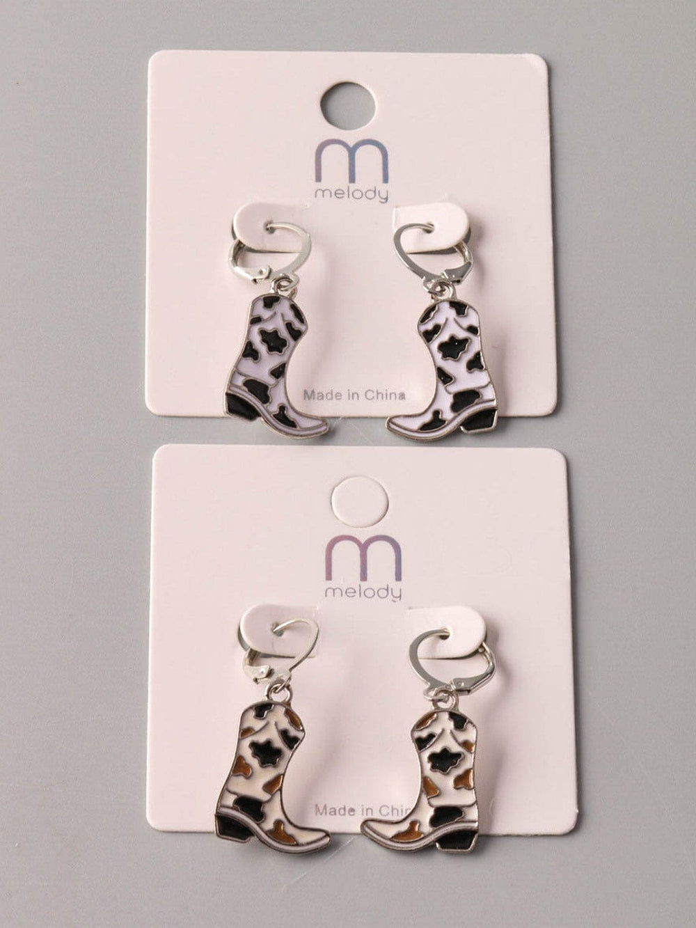 WOMEN'S ASSORTED BOOTS EARRINGS