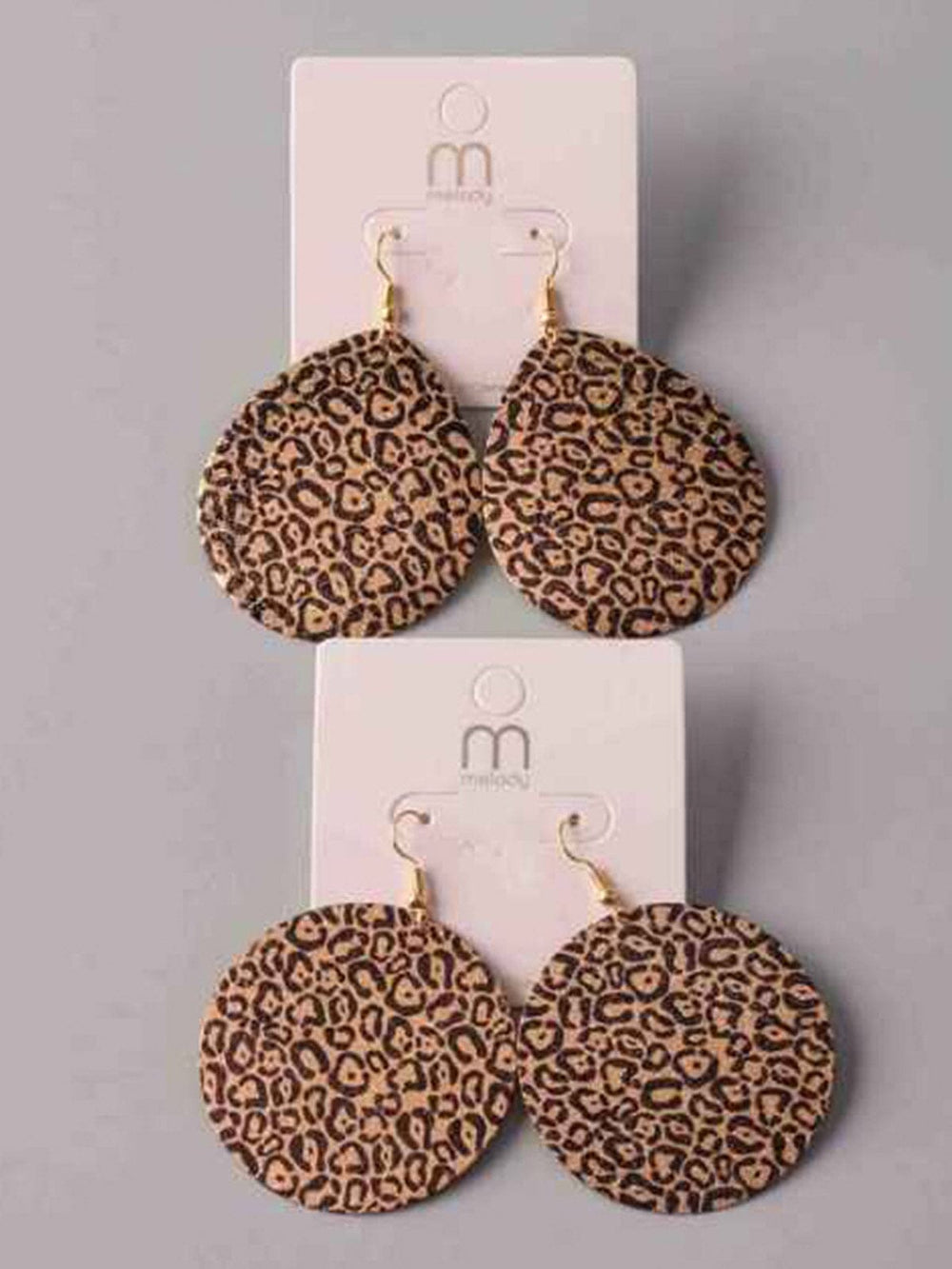 FASHION ANIMAL PRINT EARRINGS