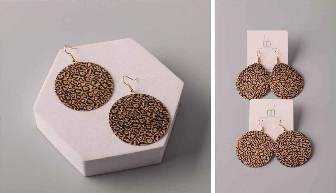 FASHION ANIMAL PRINT EARRINGS