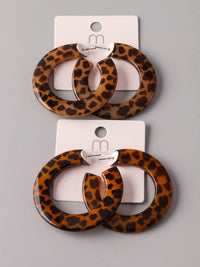 WOMEN'S ANIMAL PRINT EARRINGS