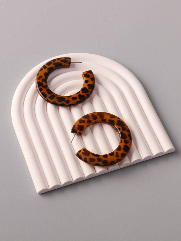 WOMEN'S ANIMAL PRINT EARRINGS