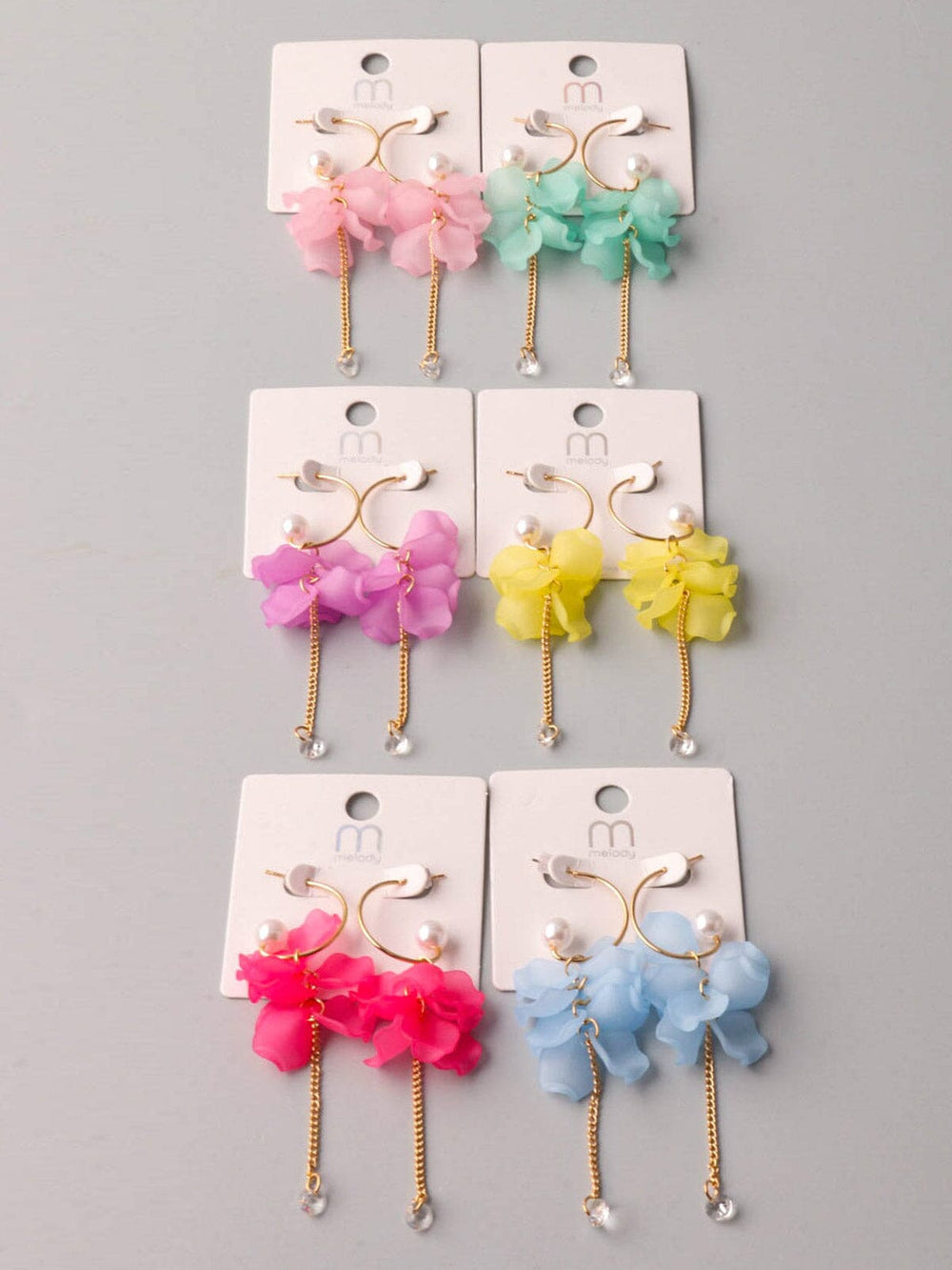FASHION ASSORTED COLORS EARRINGS