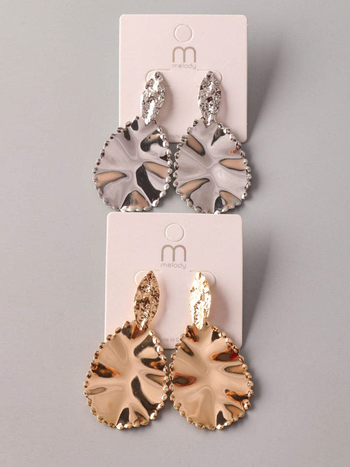 FASHION GOLD & SILVER EARRINGS