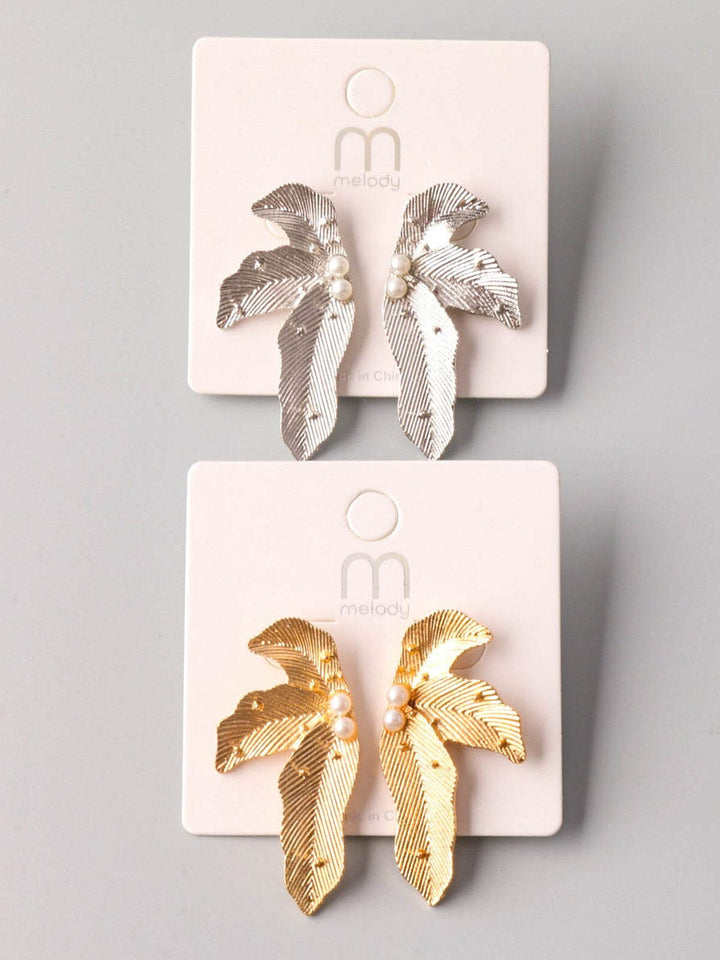 FASHION GOLD & SILVER EARRINGS