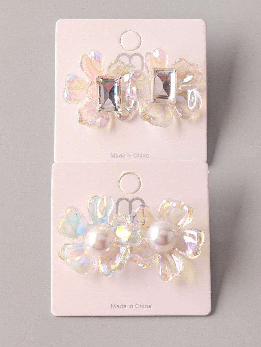 FASHION PEARL WHITE FLOWER EARRINGS