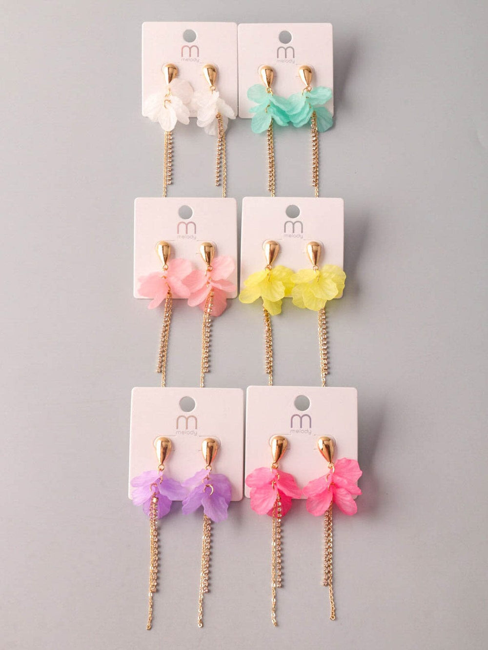 FASHION ASSORTED COLORS EARRINGS
