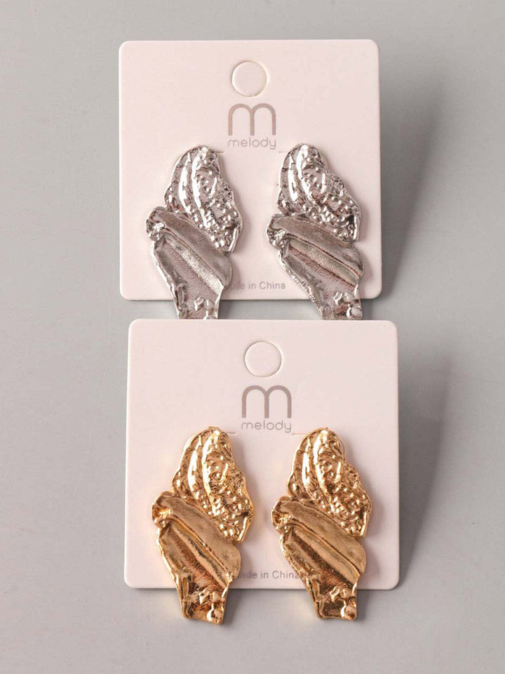 FASHION GOLD & SILVER EARRINGS