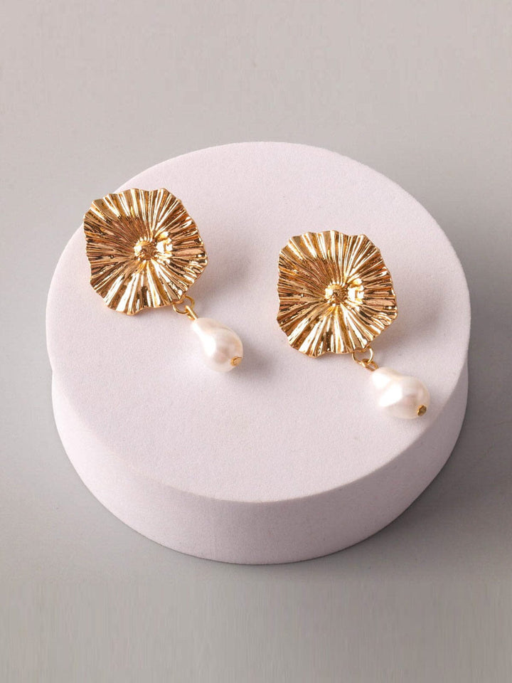 FASHION GOLD & SILVER EARRINGS
