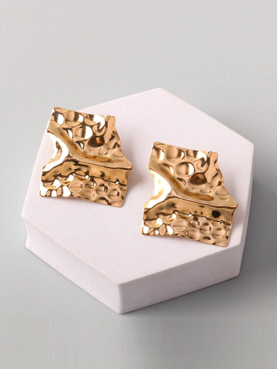 FASHION GOLD & SILVER EARRINGS
