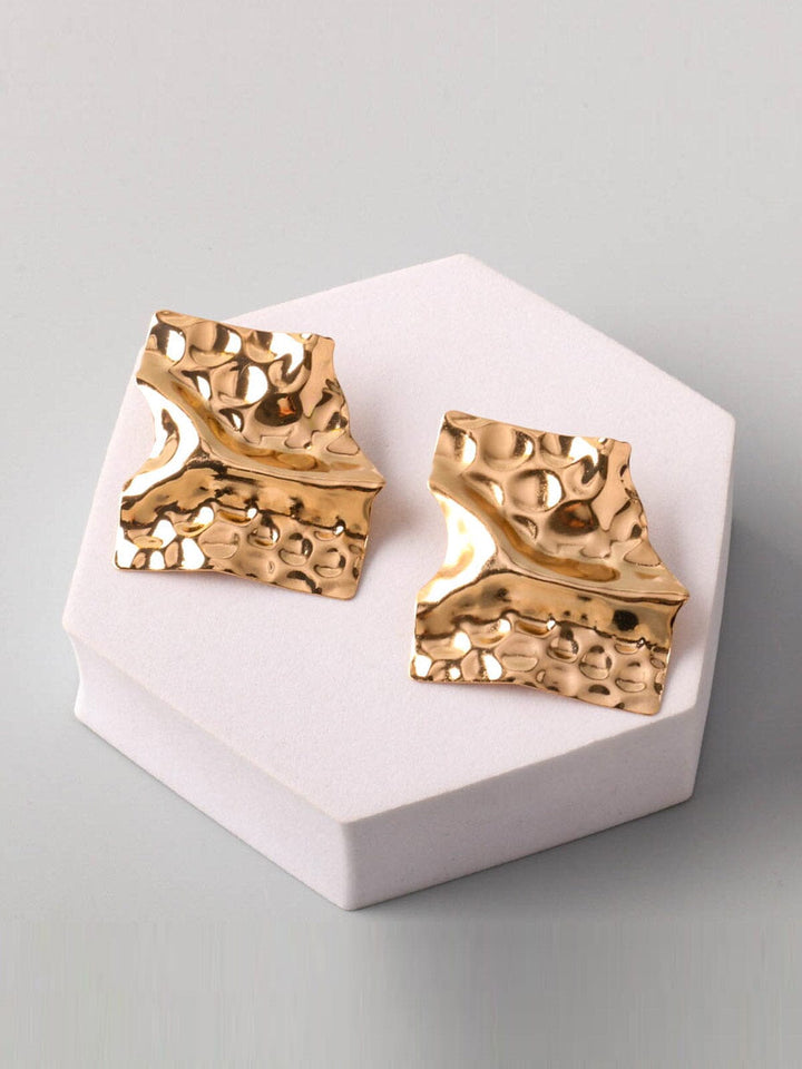FASHION GOLD & SILVER EARRINGS