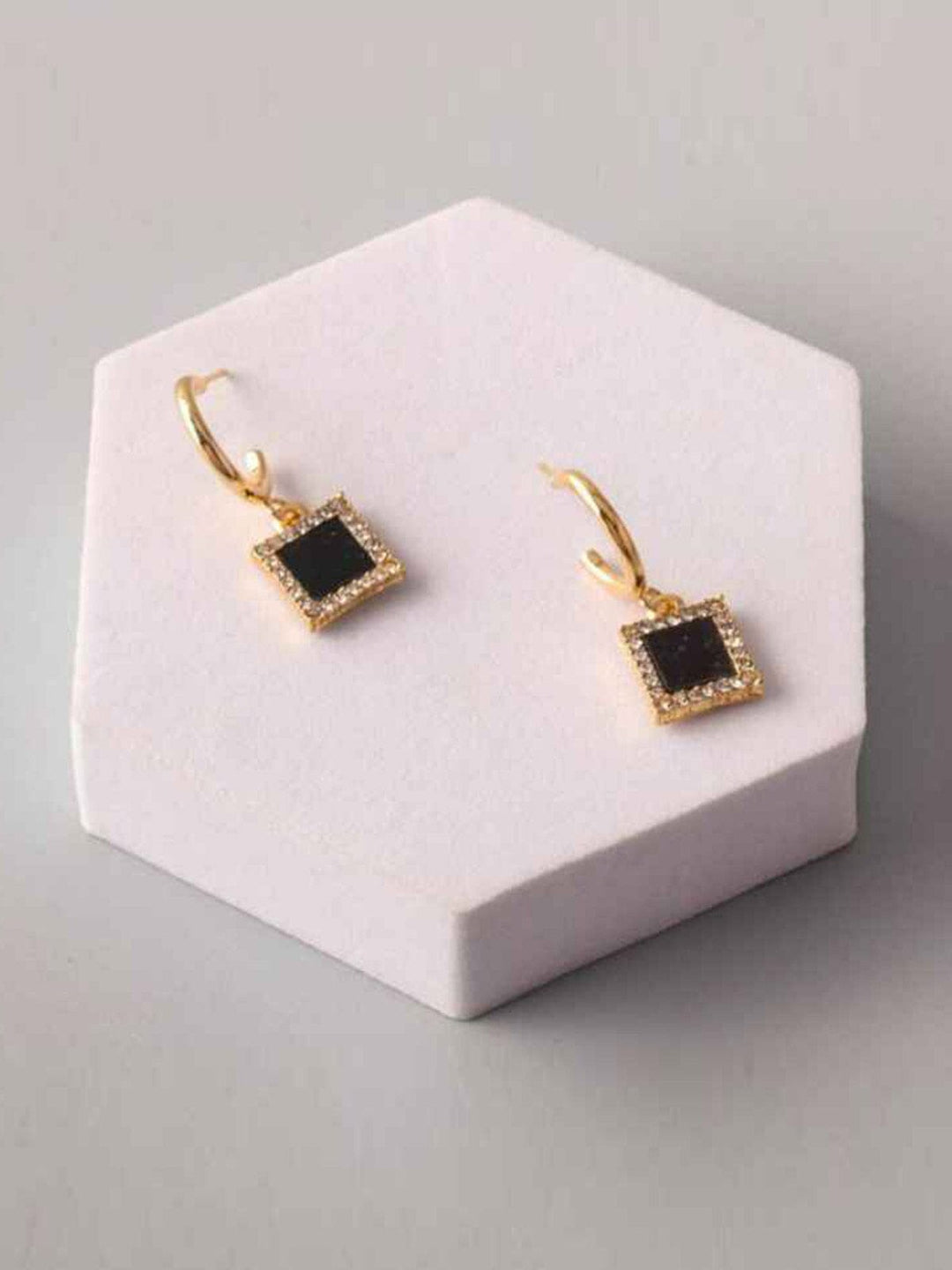 FASHION GOLD SILVER HANGING EARRINGS