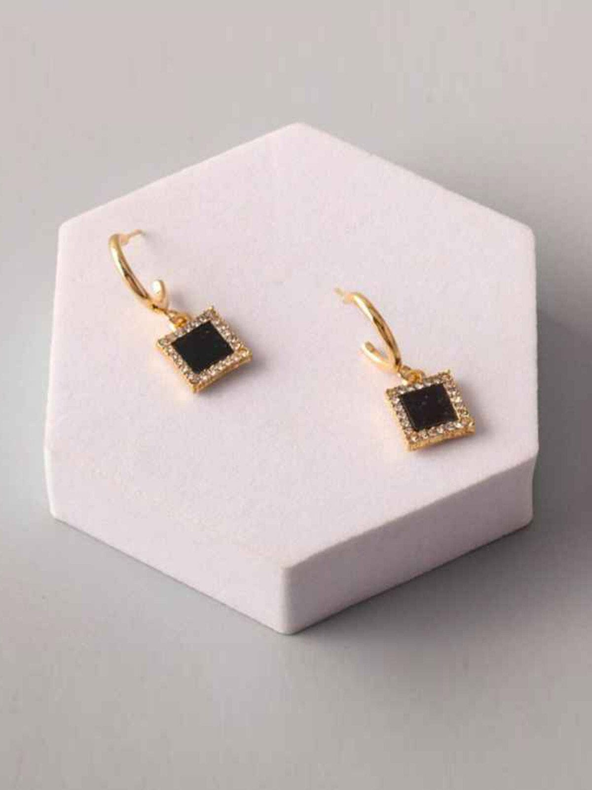 FASHION GOLD SILVER HANGING EARRINGS