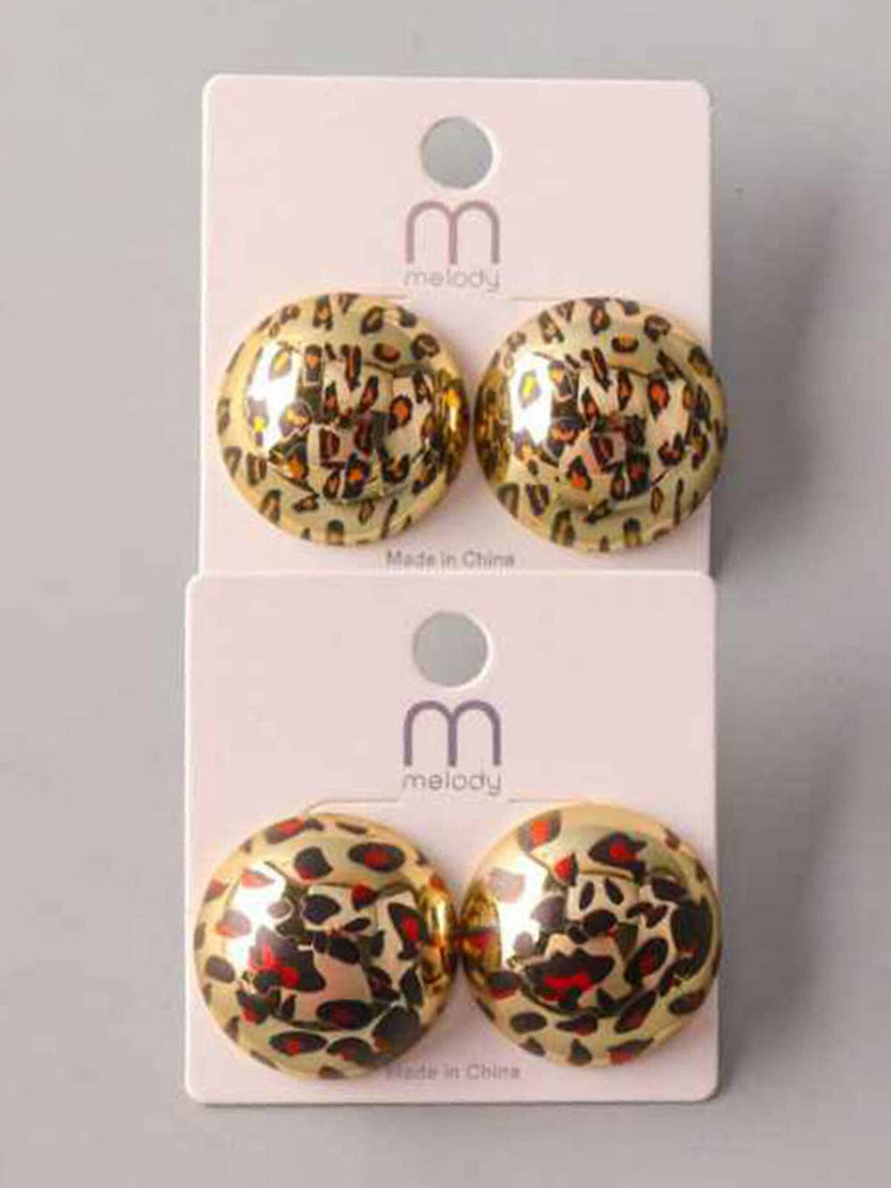 FASHION ANIMAL PRINT EARRINGS