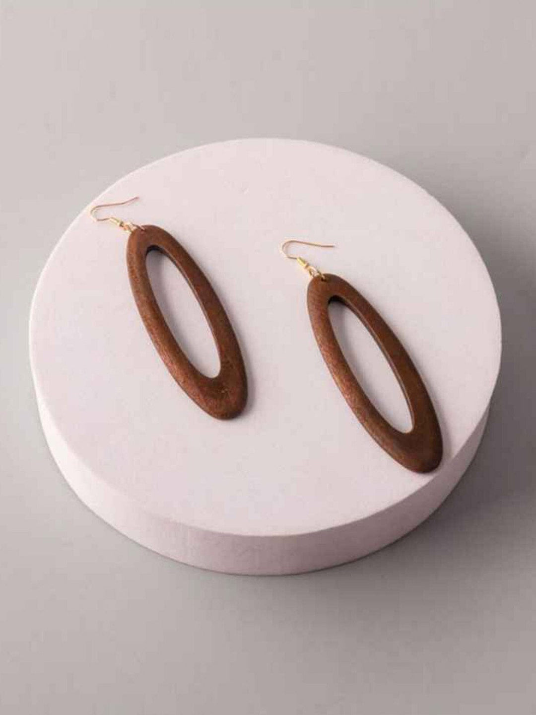 FASHION ASSORTED COLORS WOOD EARRINGS