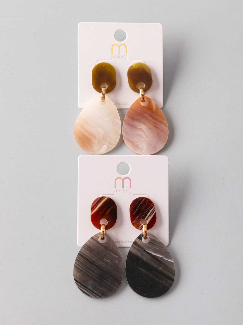 FASHION ASSORTED COLORS EARRINGS
