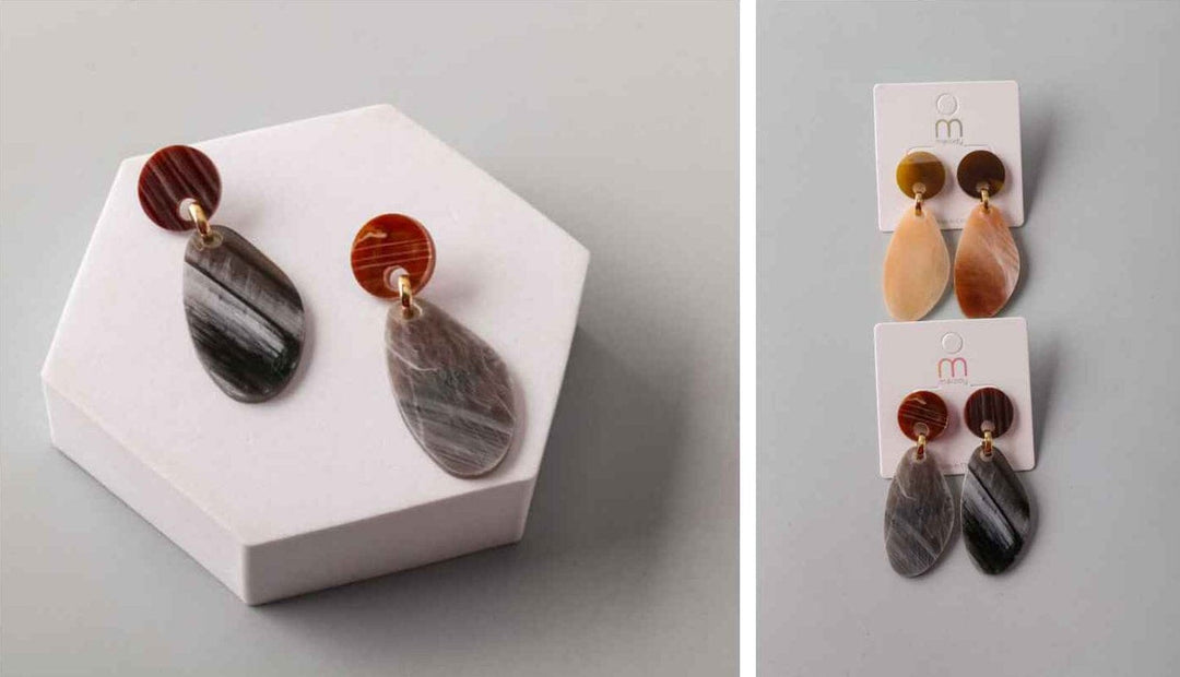 FASHION ASSORTED COLORS EARRINGS