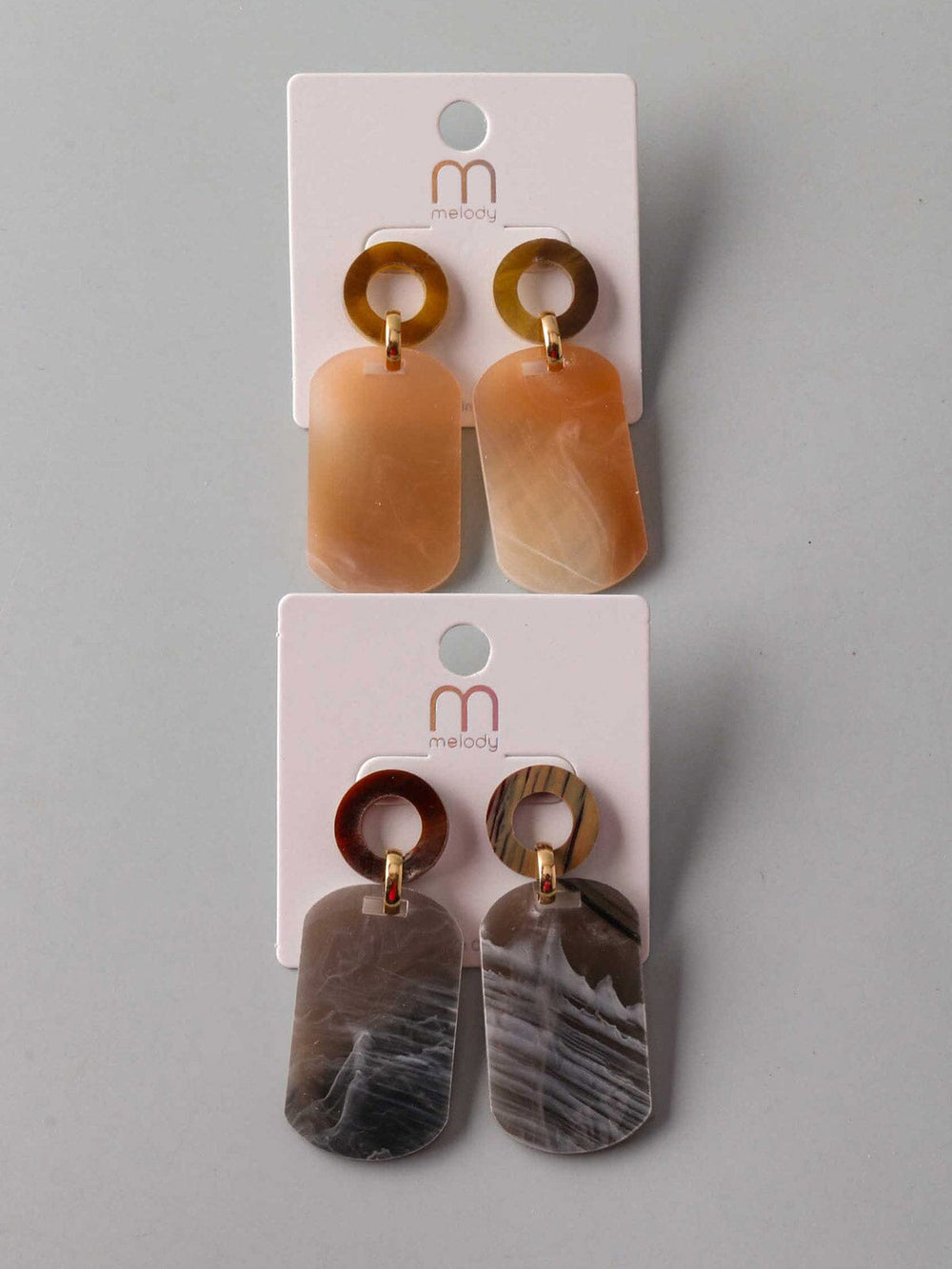 FASHION ASSORTED COLORS HANGING EARRINGS