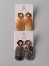 FASHION ASSORTED COLORS HANGING EARRINGS