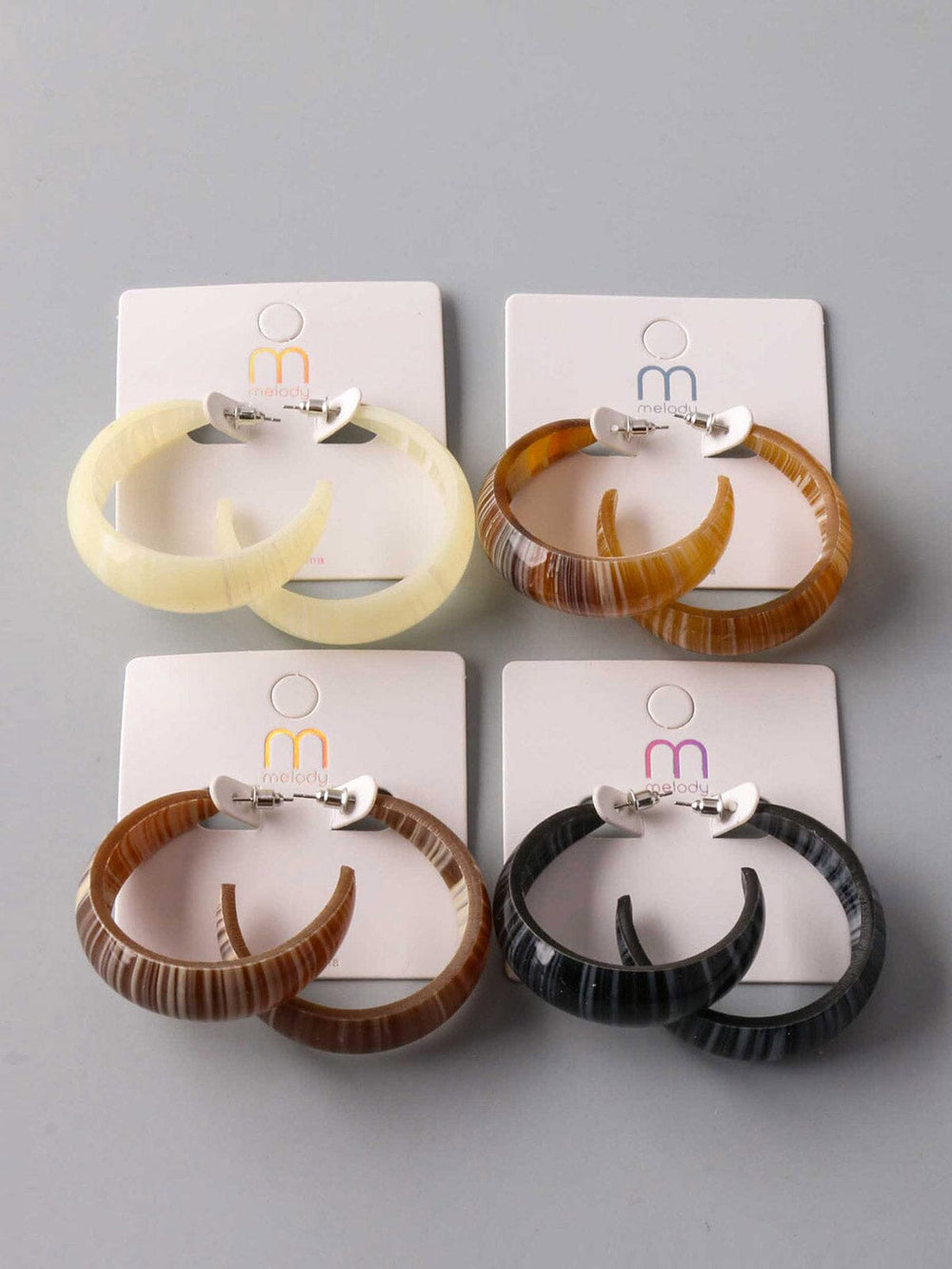 FASHION ASSORTED COLORS EARRINGS