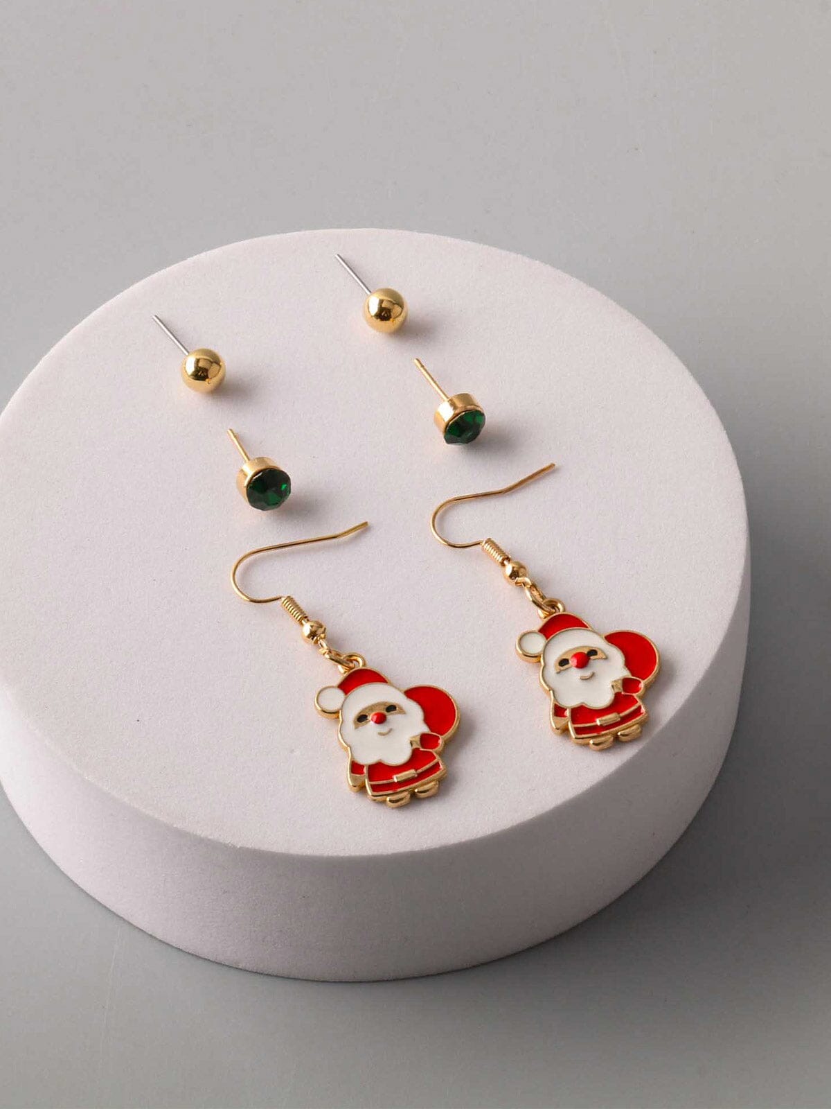 FASHION ASSORTED HOLIDAY 3PCS. SET EARRINGS