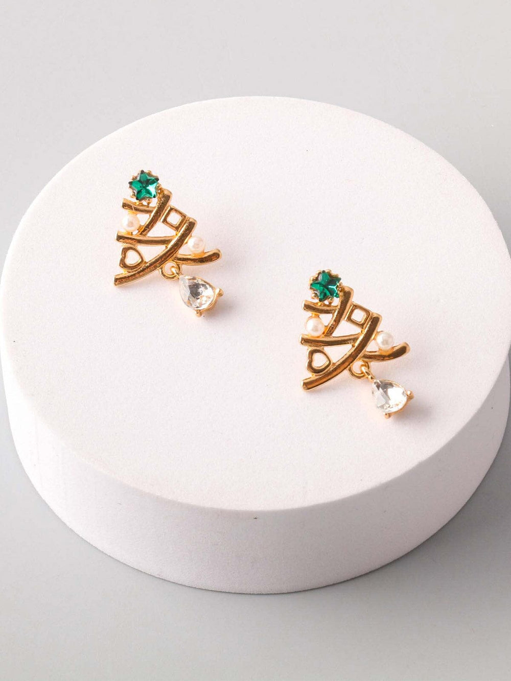 FASHION CHIRSTMAS TREE EARRINGS
