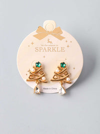 FASHION CHIRSTMAS TREE EARRINGS