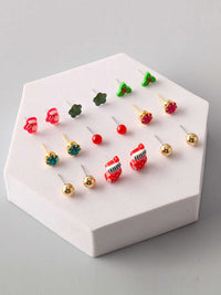FASHION ASSORTED CHIRSTMAS EARRINGS SETS
