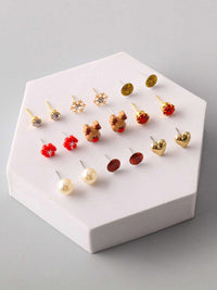 FASHION ASSORTED HOLIDAY EARRINGS SETS
